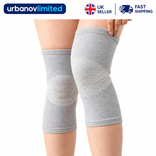 New pair knee support bamboo - new,