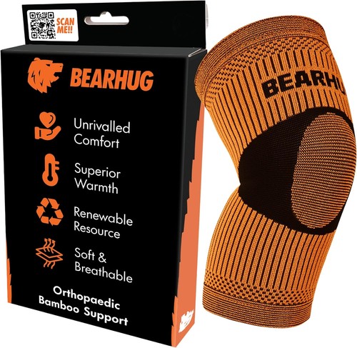 Bamboo knee support sleeve - bamboo,