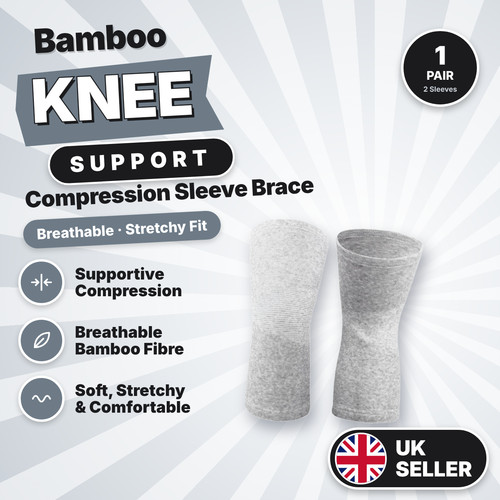 Pair knee support bamboo - knee,
