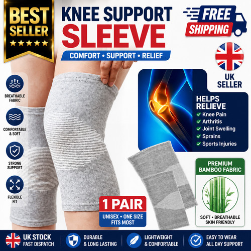 1pair knee support bamboo - 1pair,