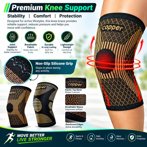 Knee support compression anti - support,